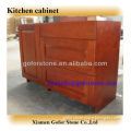 Solid wood cherry color kitchen cabinets free standing